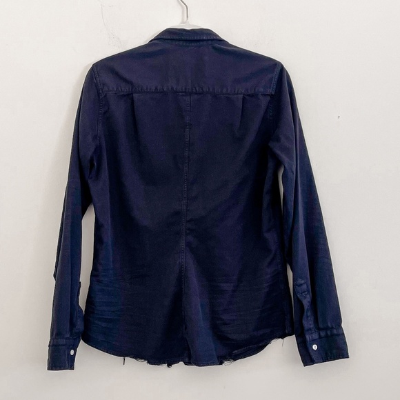 Frank & Eileen Barry Famous Denim Shirt Black M - Picture 8 of 10